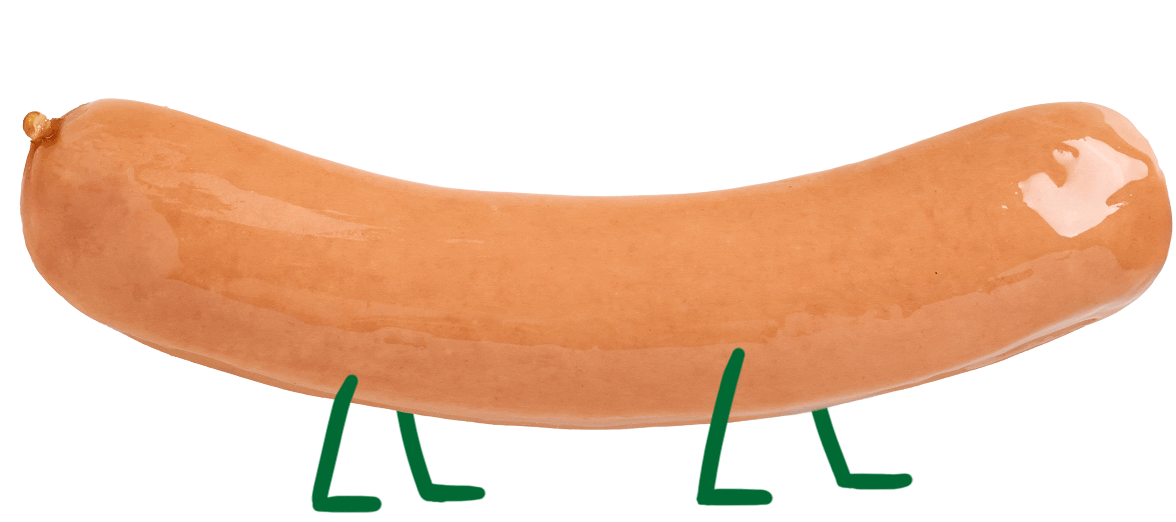 Krabbelnder Frankfurter