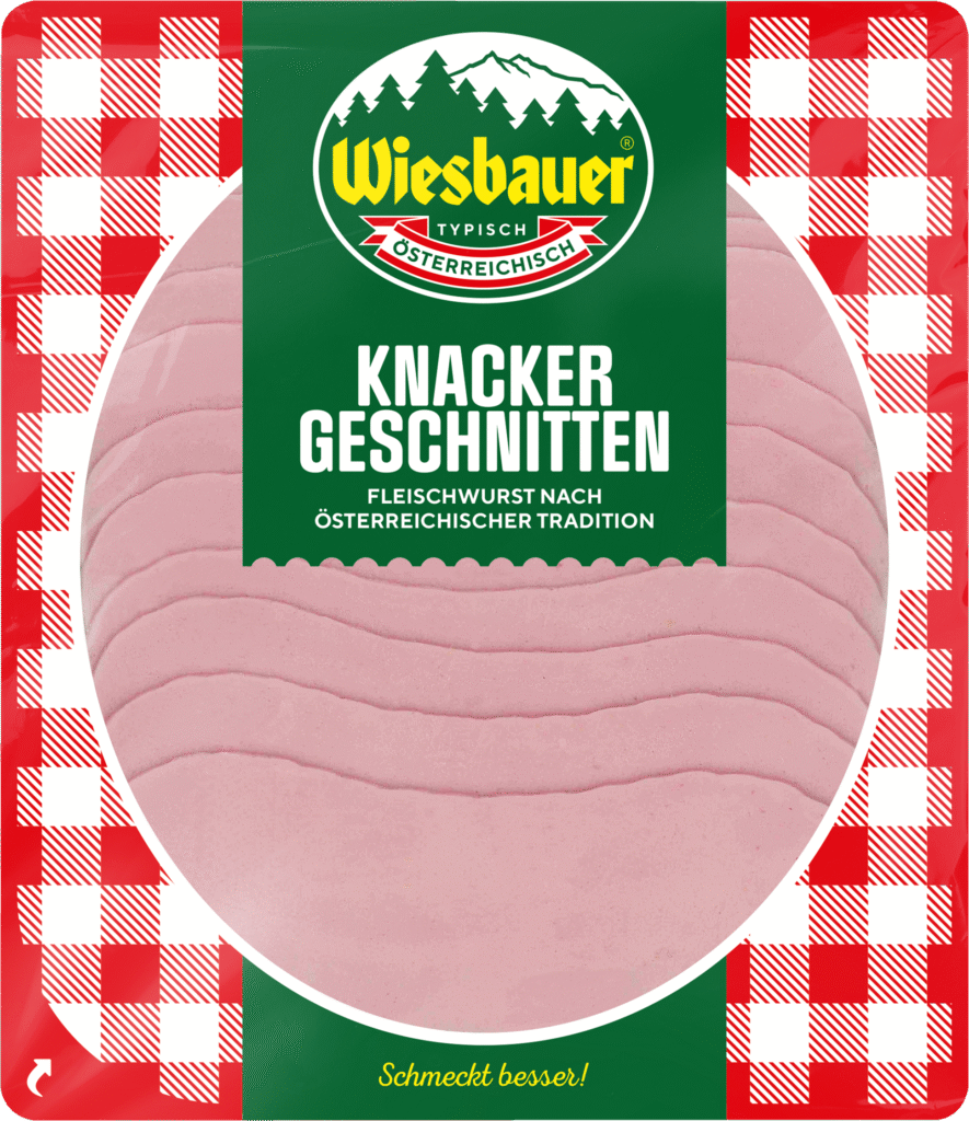 Knacker geschnitten