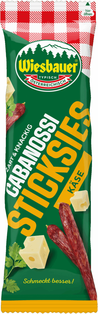 Cabanossi Sticksies Käse